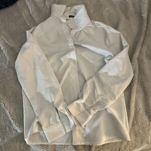 Women’s white button down